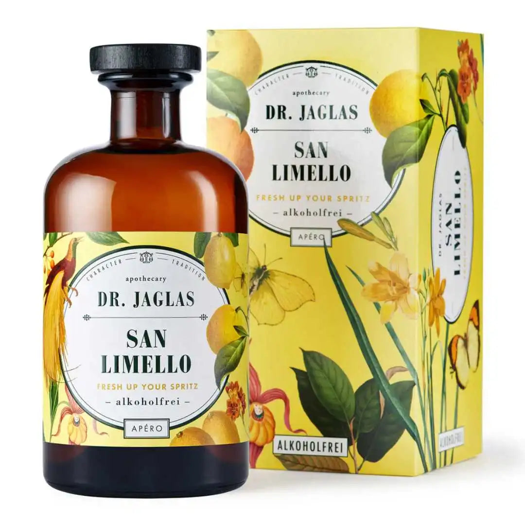 Alkoholfreie-Alternative zu Limoncello „San Limello“ von Dr. Jaglas im Geschenkset