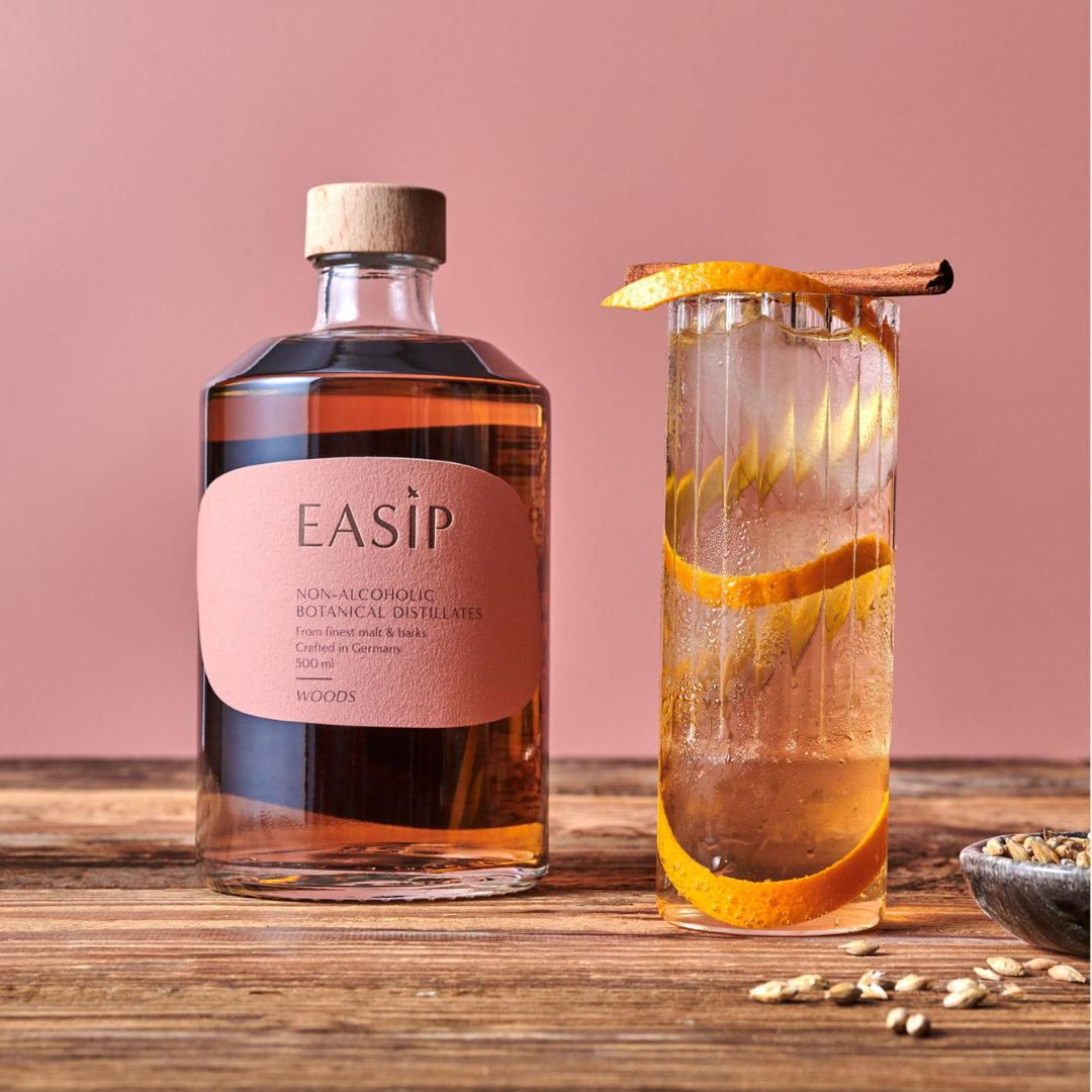 Alkoholfreier Whisky Alternative von EASIP Woods
