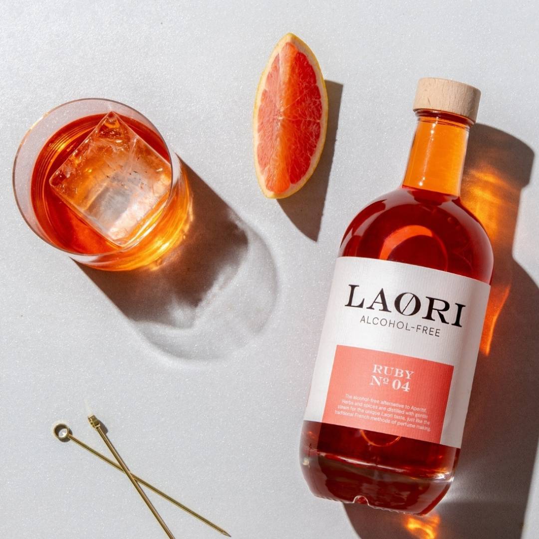 alkoholfreier Aperol Cocktail Laori Ruby