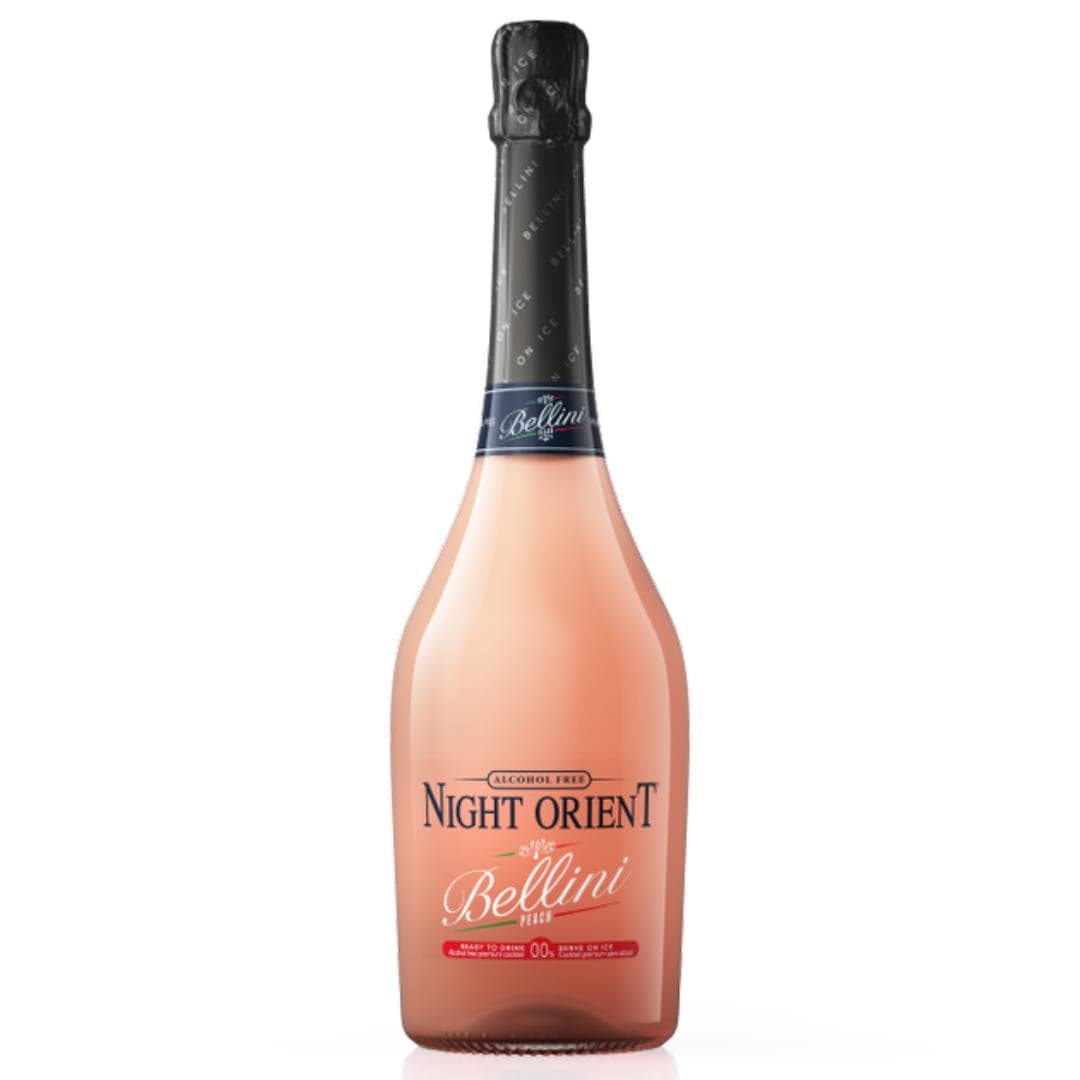 Alkoholfreier Cocktail "Sparkling Bellini" von Night Orient