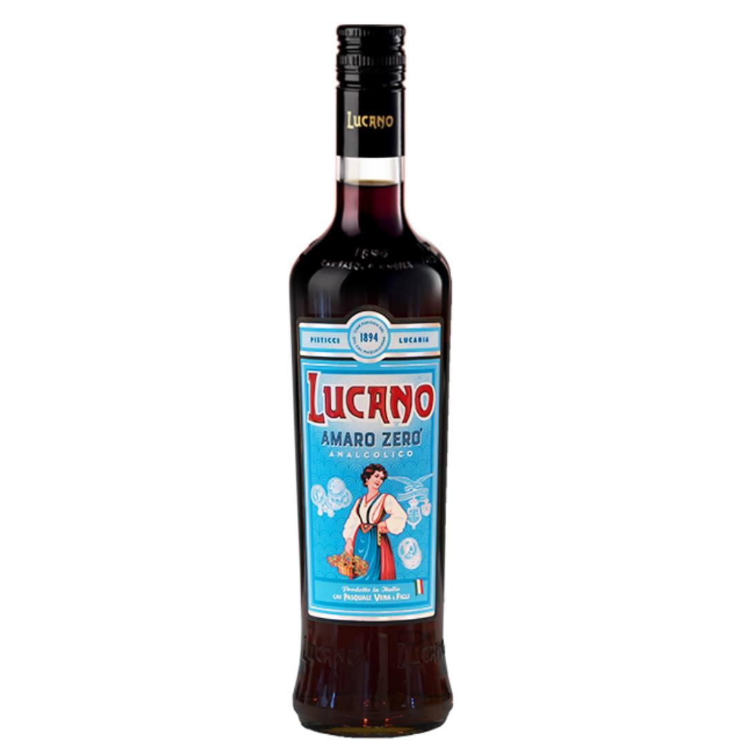 Alkoholfreier Kräuterlikör-Alternative von Lucano Amaro Zero aus Italien