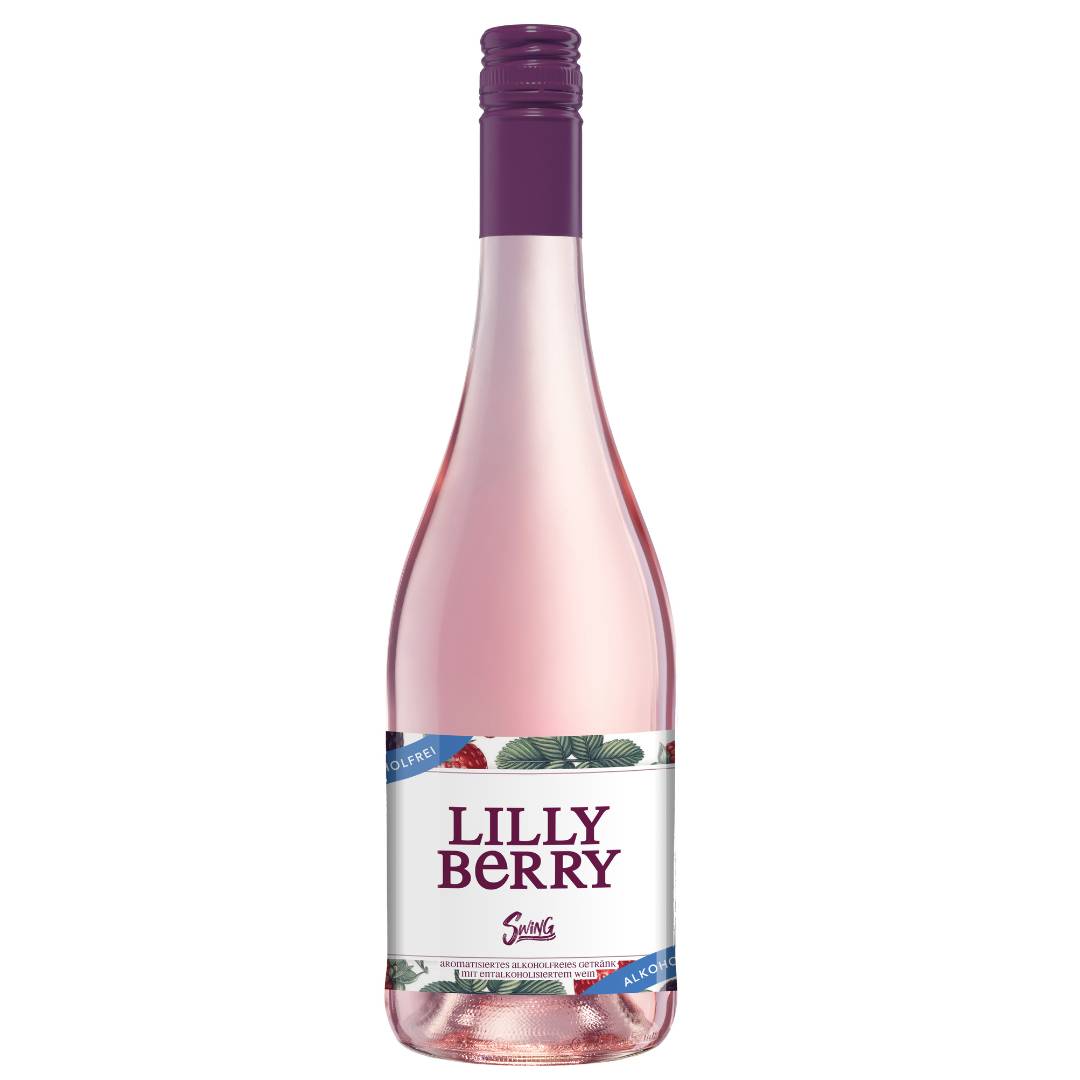 "Drathen Swing Lilly Berry-Secco alkoholfrei 750 ml – fruchtig und prickelnd