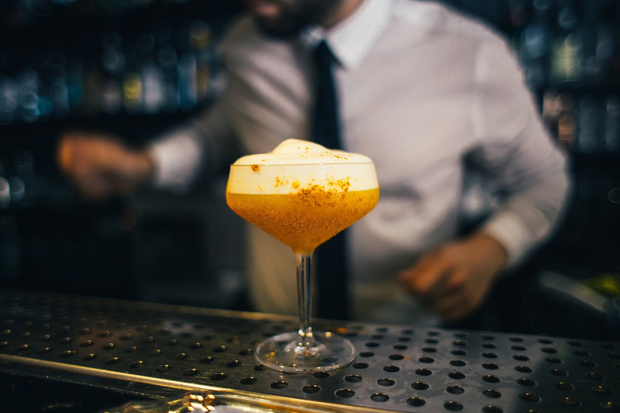 Mocktail an der Bar