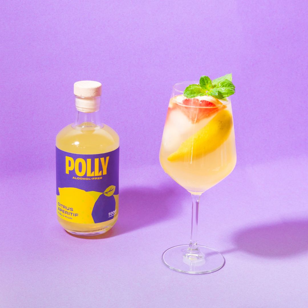 POLLY Alkoholfreie Limoncello-Alternative "Citrus Aperitif" – Nullprozente POLLY Alkoholfreie Limoncello-Alternative "Citrus Aperitif" – Nullprozente