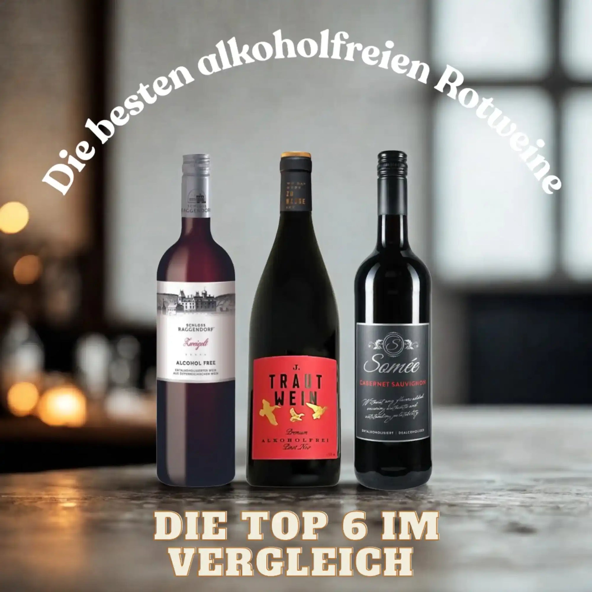 Alkoholfreier Rotwein Test 2026: Die 6 besten Rotweine im Test