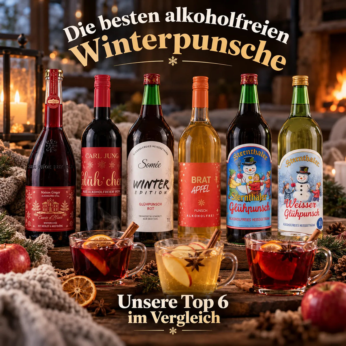 Alkoholfreier Glühpunsch Test 2026: Die Top 6 im Vergleich