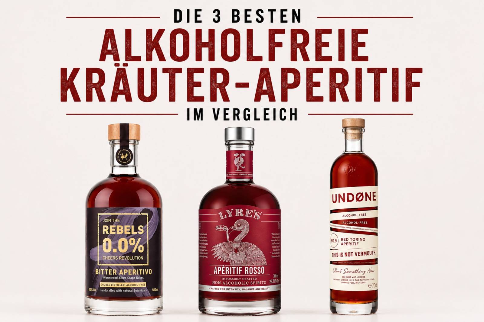 Inspiriert von Wermut: Die besten alkoholfreien Kräuter-Aperitifs im Test 2026