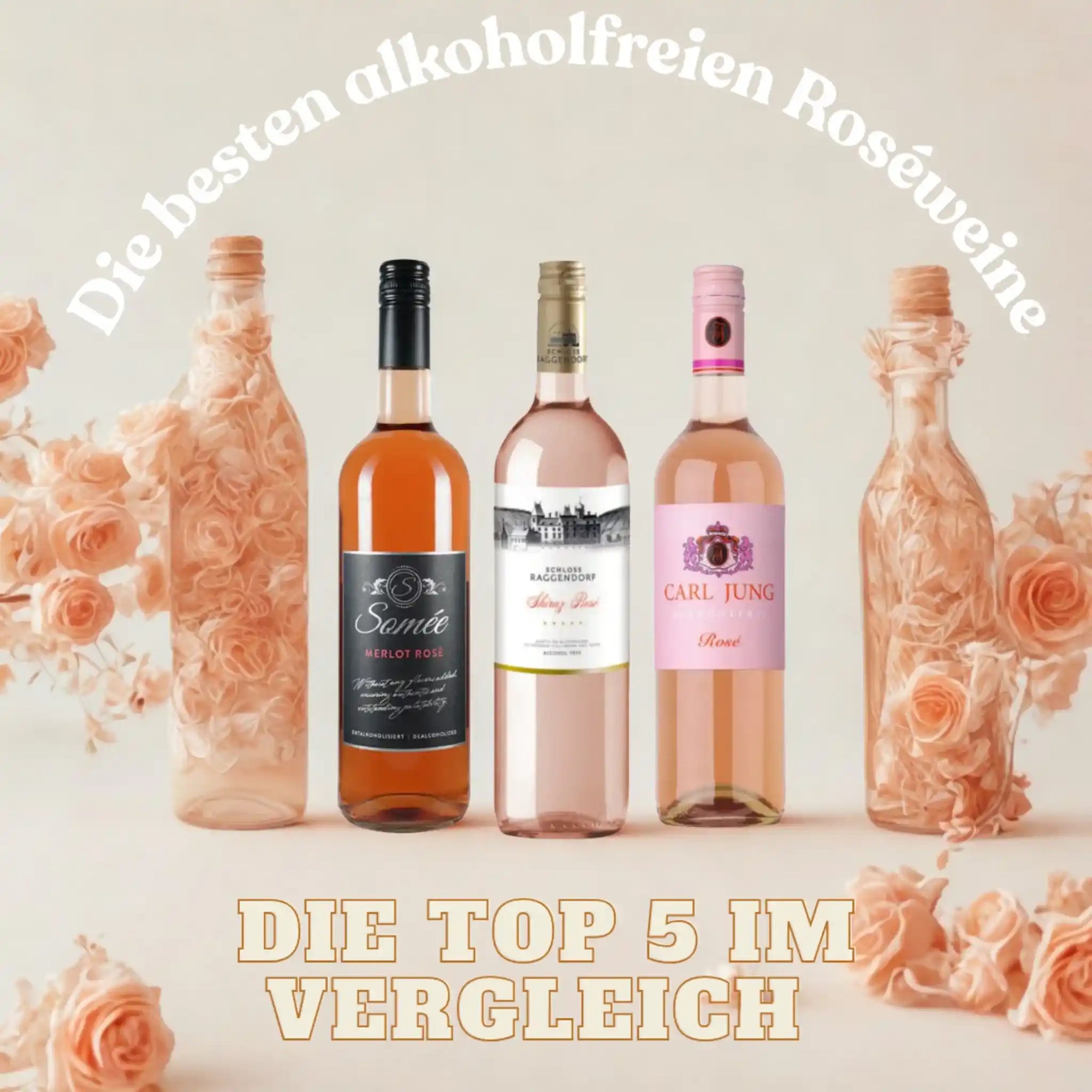 Alkoholfreier Roséwein Test 2026: Die 5 besten Rosé im Test.