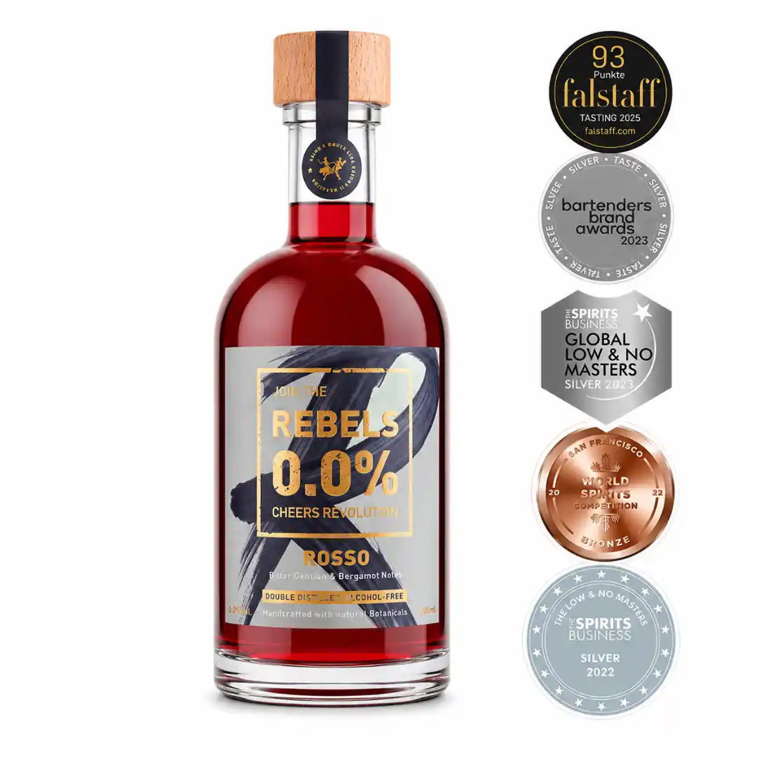 alkoholfreier Wermut Rosso Spritz von Rebels 0,0