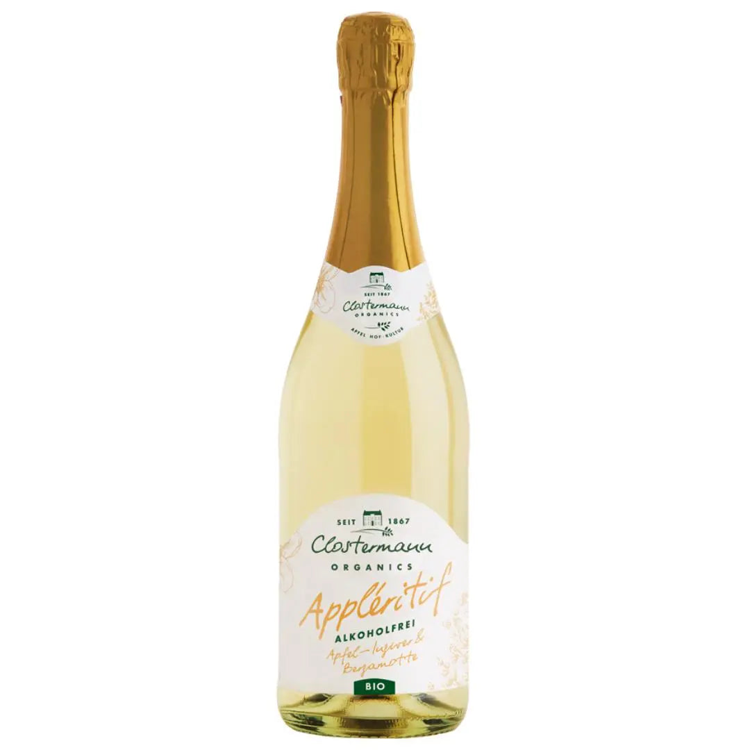 alkoholfreie Sekt-Alternative Apfel Bergamotte Appleritif Clostermann 