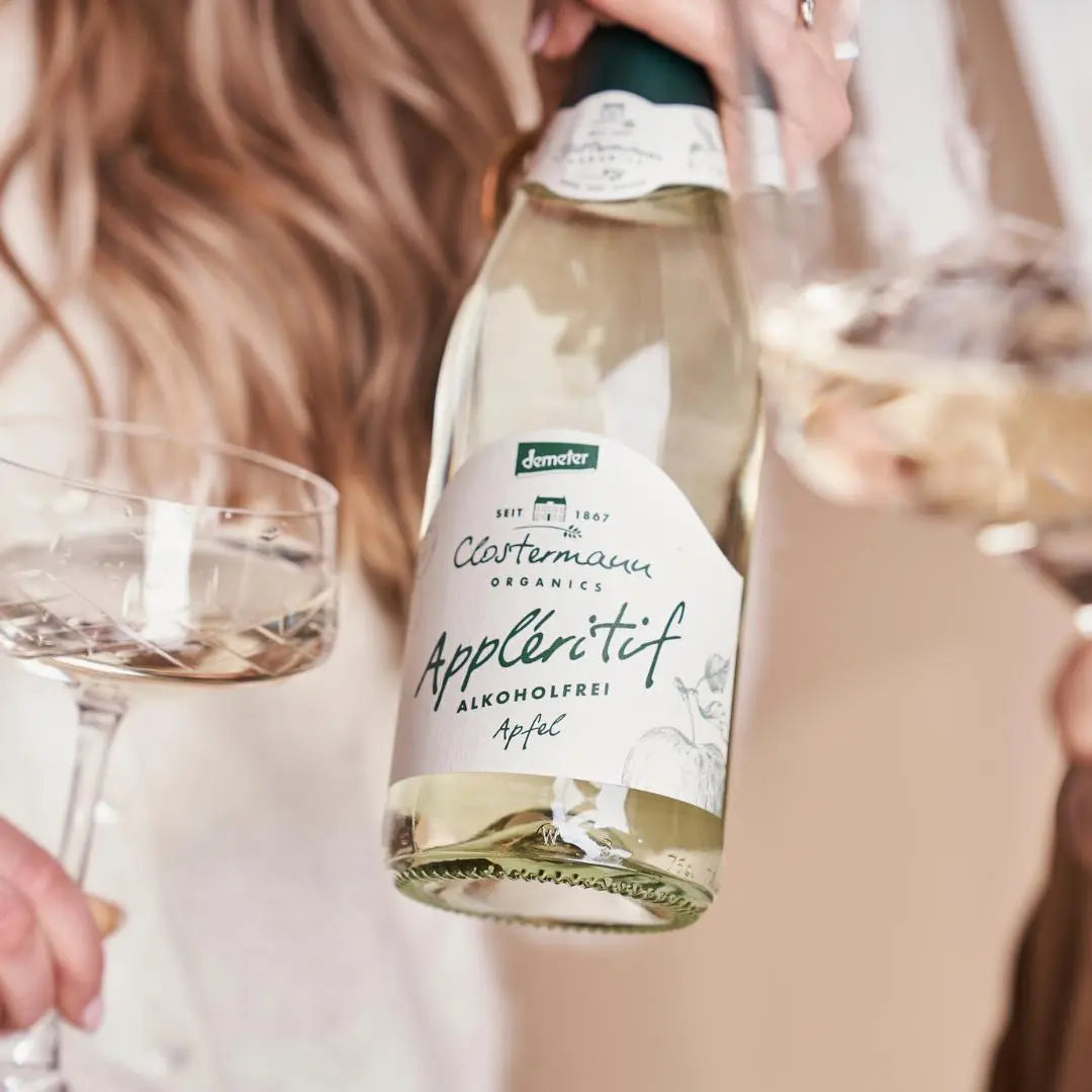 Alkoholfreier Appleritif Apfel Clostermann Organics