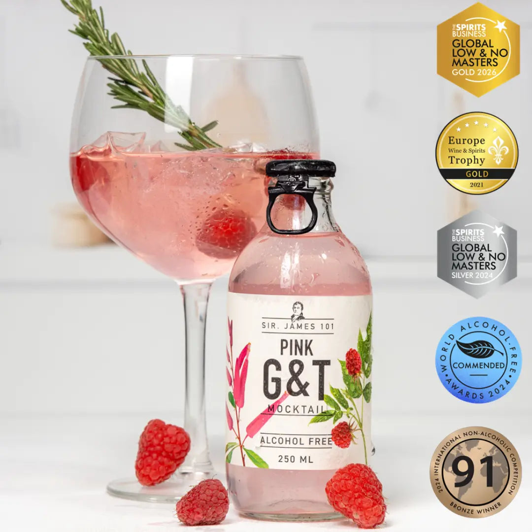 cocktail ohne alkohol sir james pink tonic