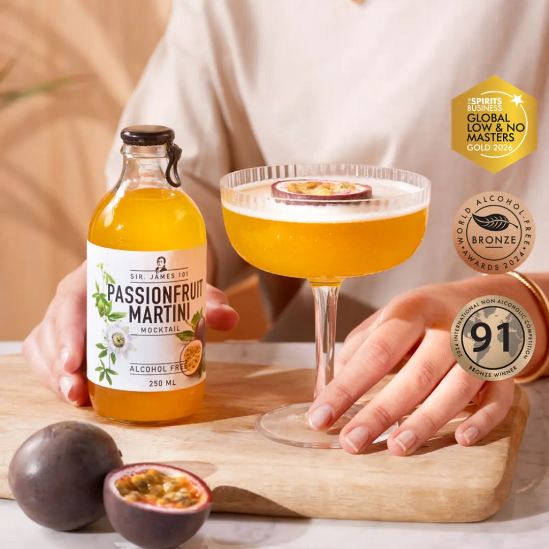 cocktail ohne alkohol Passionfruit martini sir james