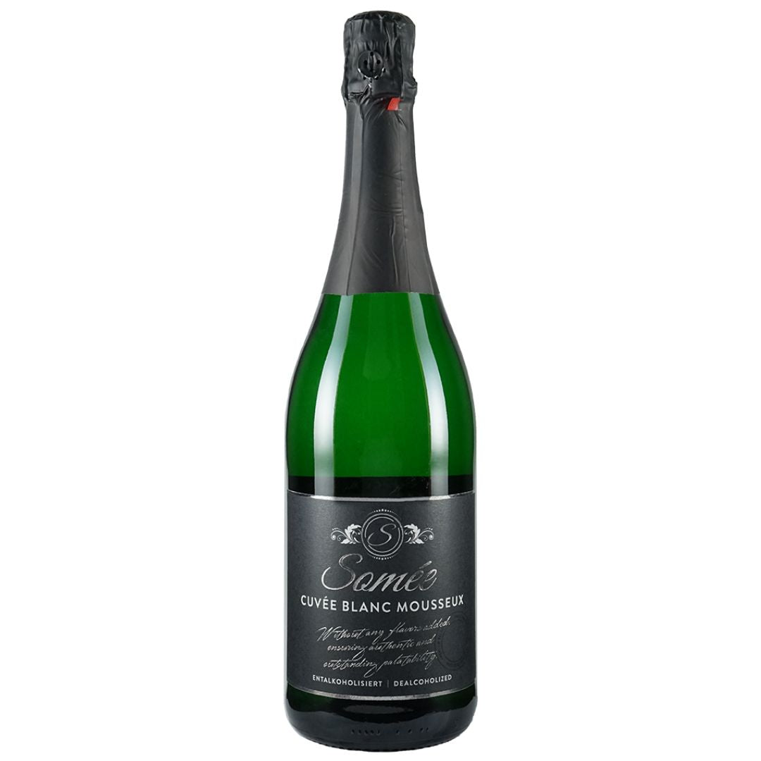 Alkoholfreier Schaumwein Somée Cuvée Mousseux – spritzig und fruchtig, ideal für bewussten Genuss ohne Alkohol.