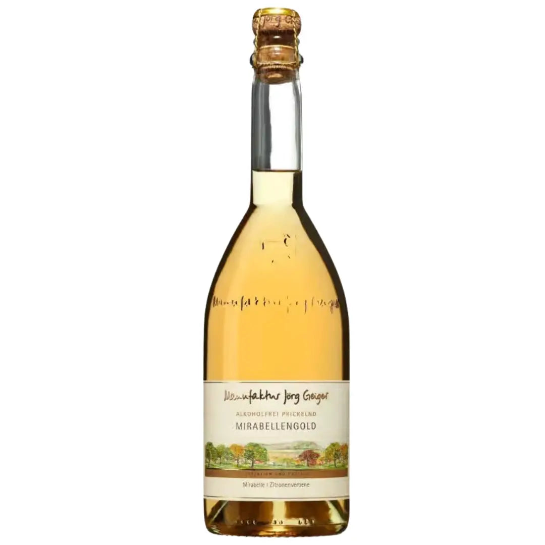 alkoholfreier Prisecco von Jörg Geiger Mirabellengold 