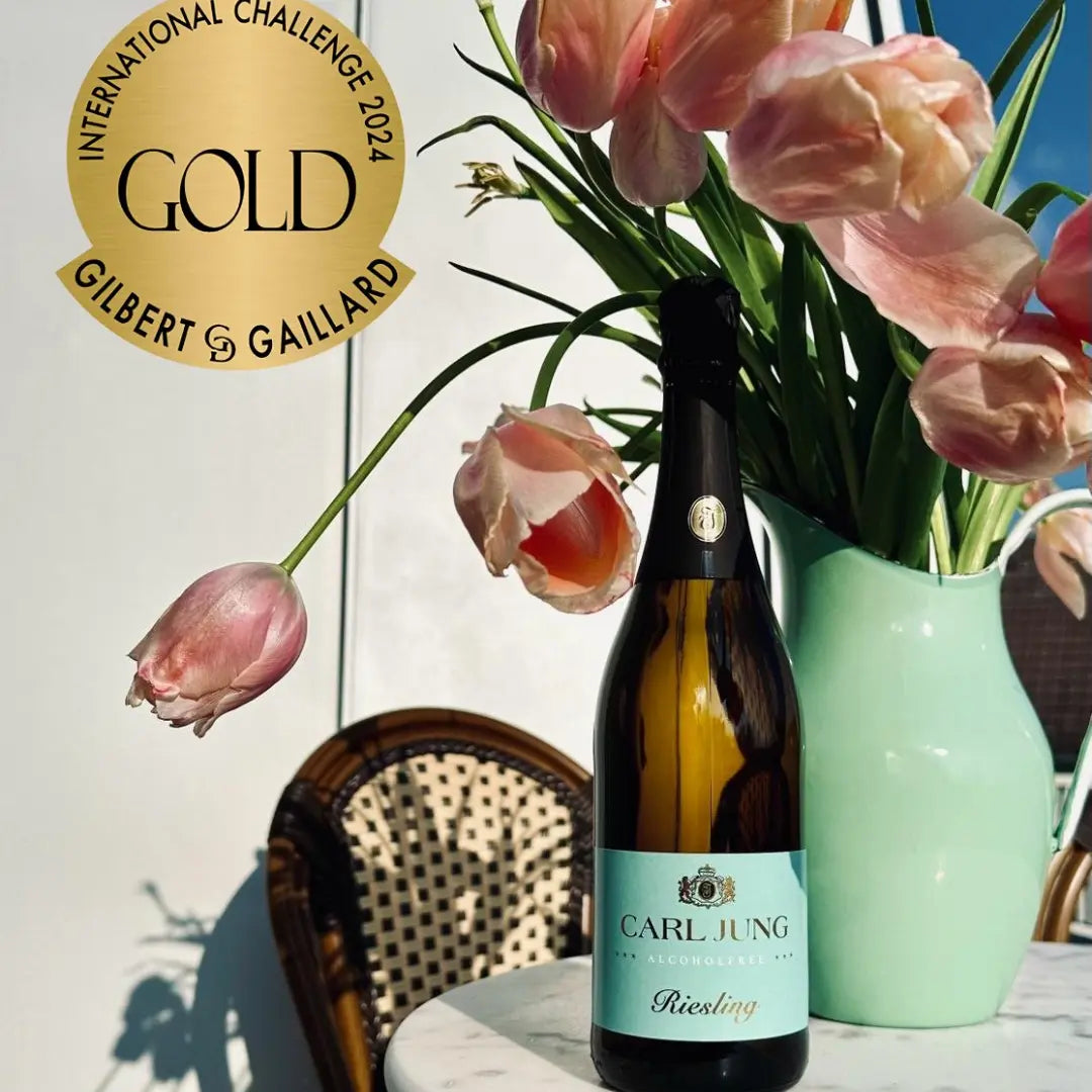 Sekt Riesling ohne Alkohol von Carl Jugn mit Ausszeichnung