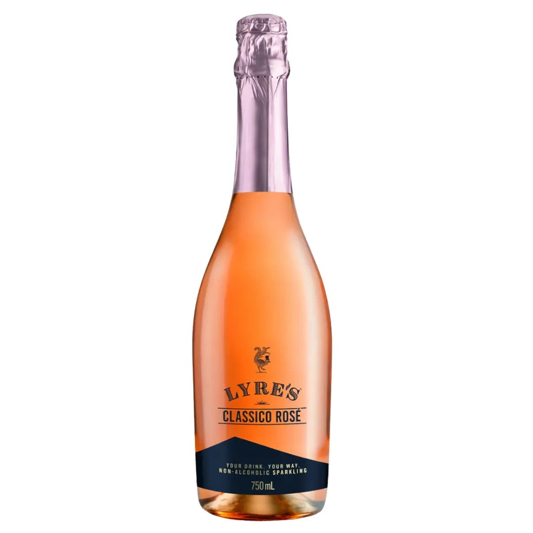 alkoholfreier Sekt Rosé von Lyres Classico Prosecco