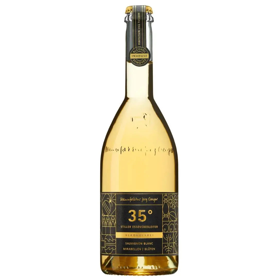 Flasche alkoholfreier Wein 35 Grad von Jörg Geiger