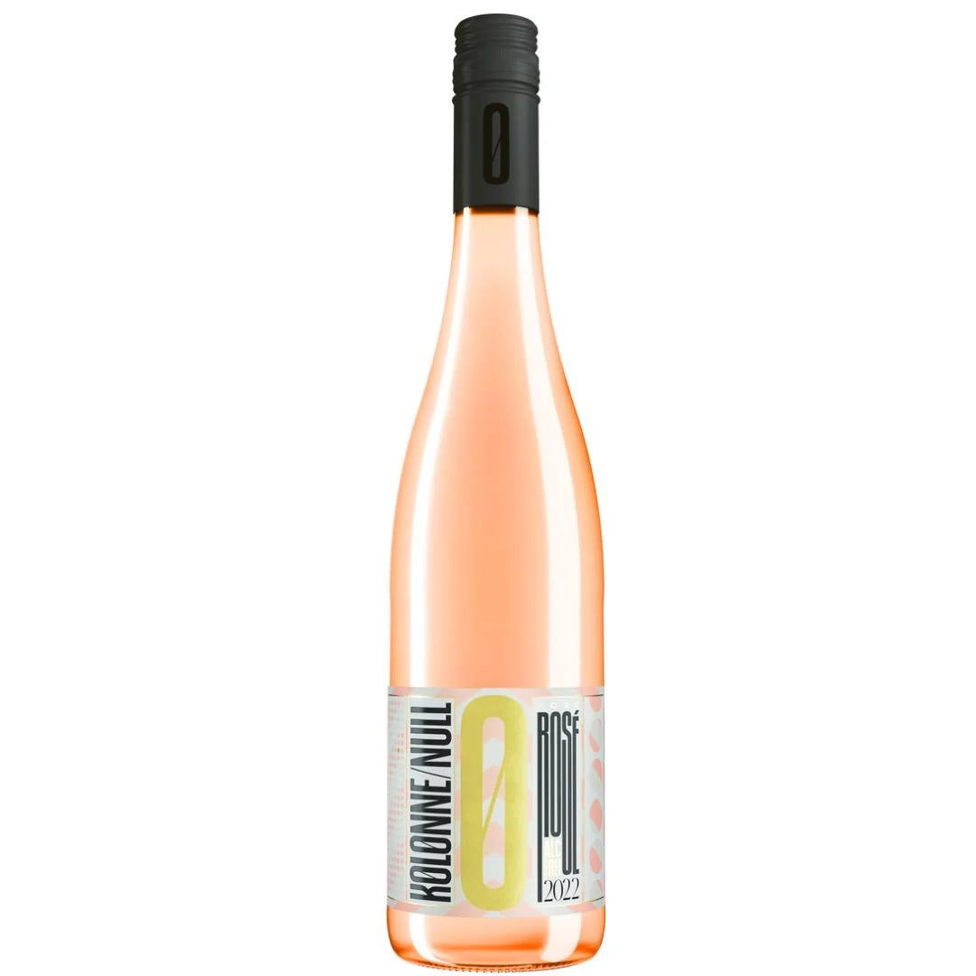 alkoholfreier Rosé Wein von Kolonne Null