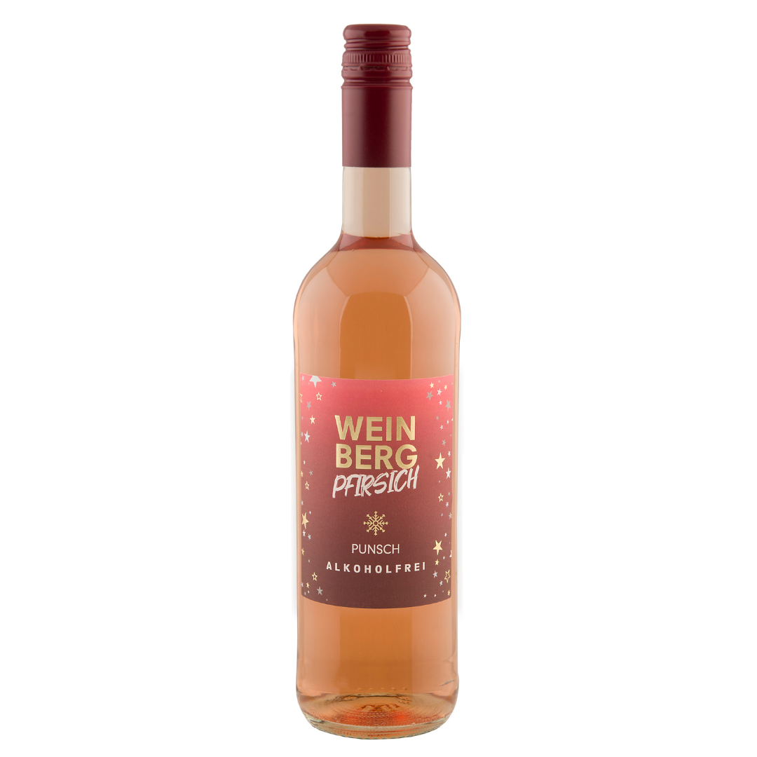 Alkoholfreier Weinbergpfirsich Glühpunsch von Drathen - Wintergetränk mit fruchtigen Noten und winterlichen Gewürzen