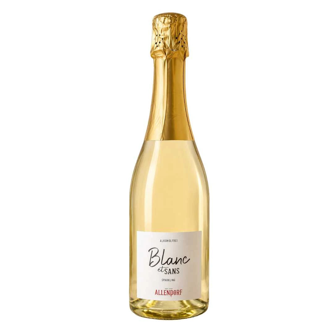 Allendorf Blanc et Sans alkoholfreier Sekt Sparkling Flasche freigestellt