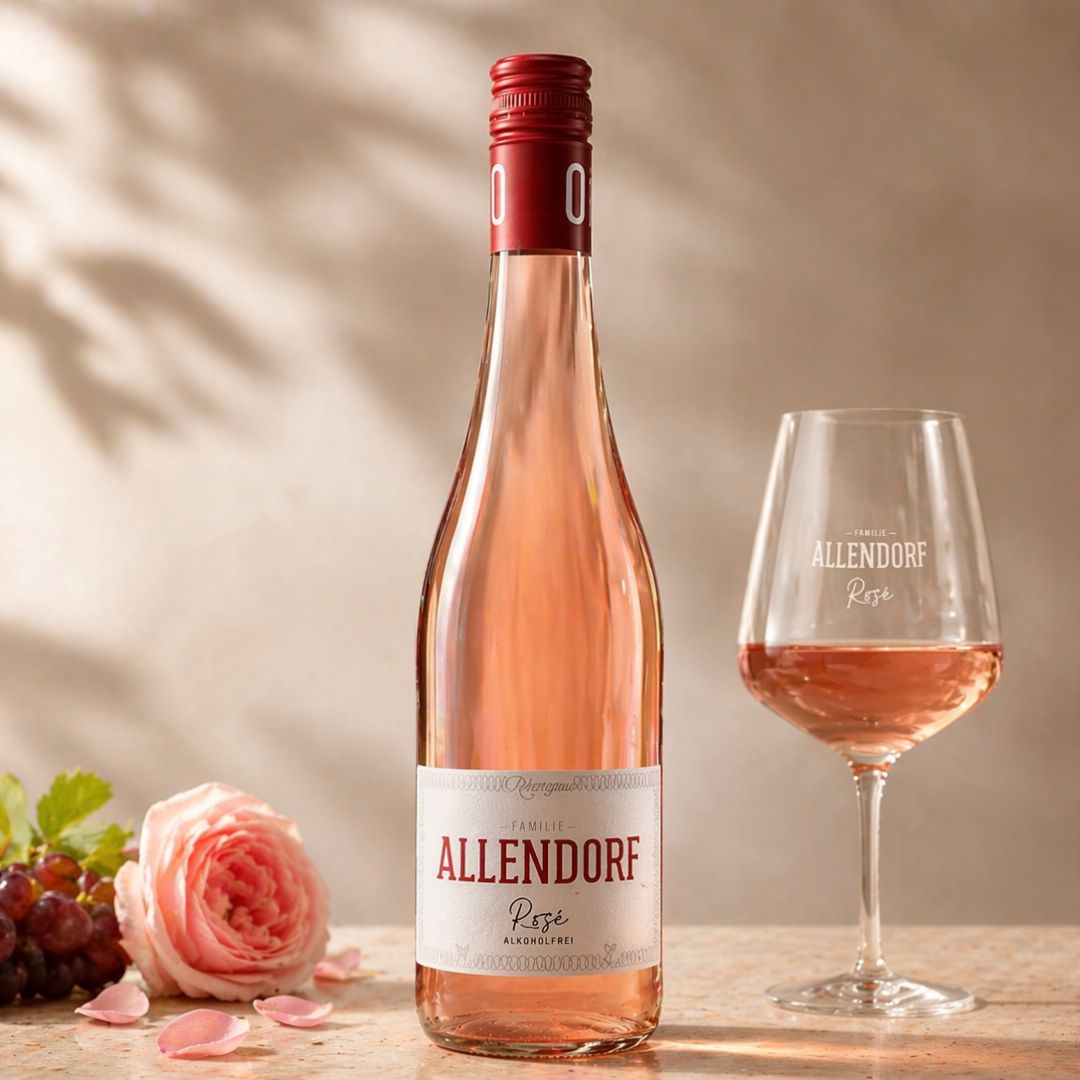 Allendorf Rosé alkoholfrei Flasche