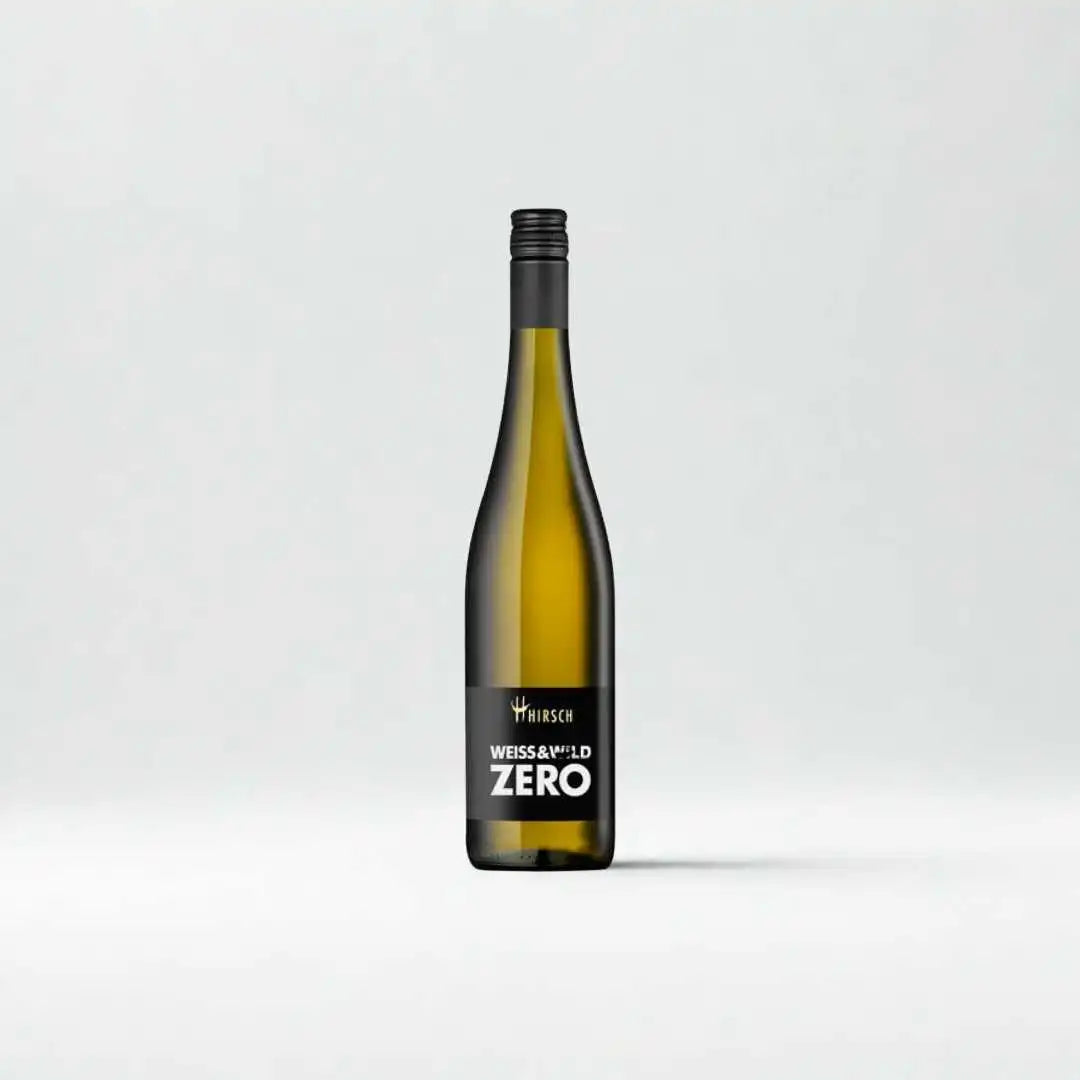 Alkoholfreier Weißwein WEISS & WILD ZERO von Christian Hirsch Flasche