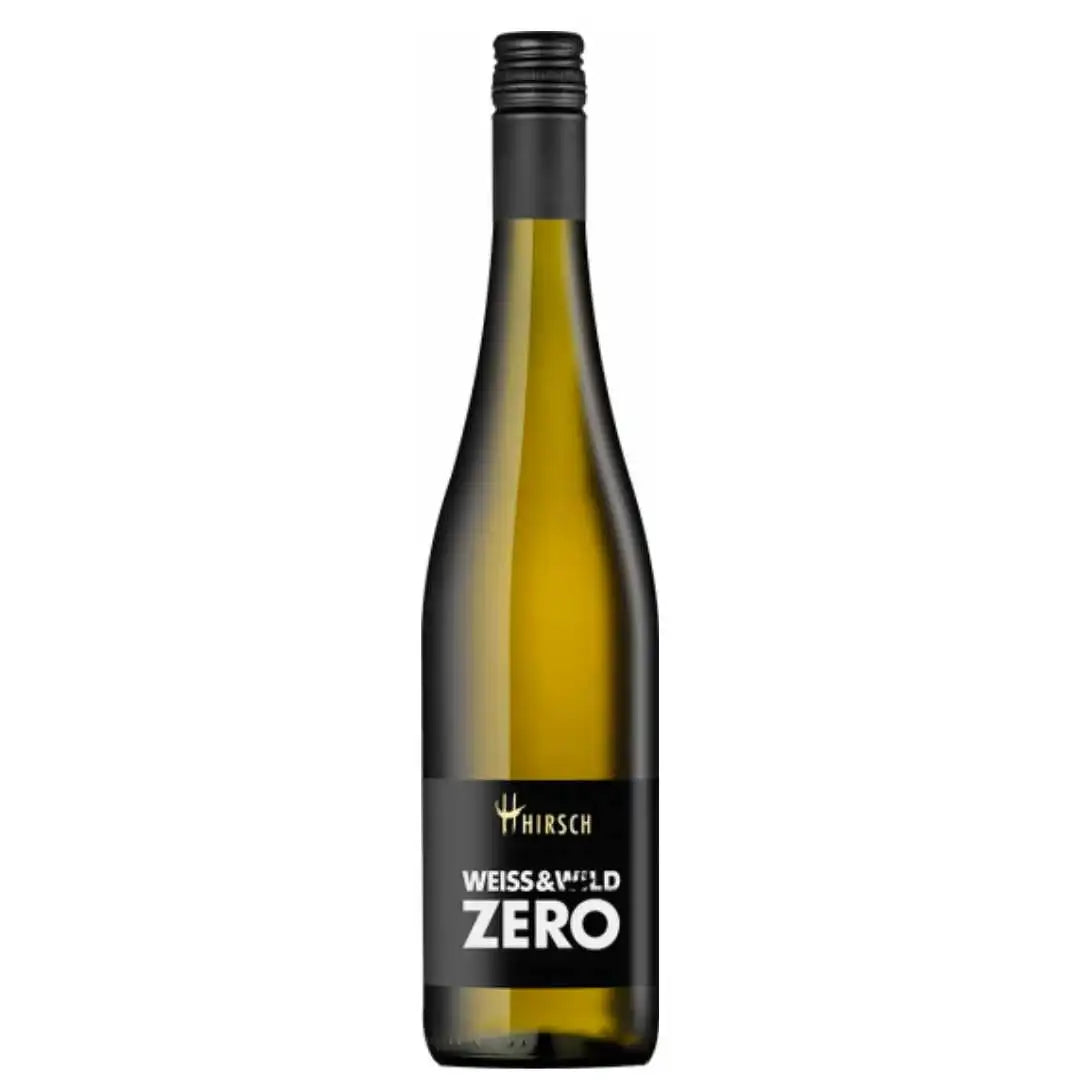 Alkoholfreier Weißwein Weiss und Wild Zero von Christian Hirsch Flasche
