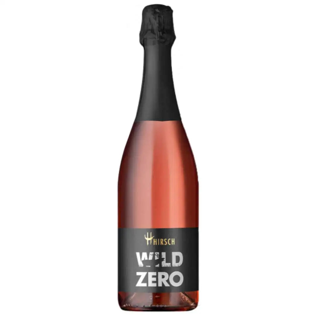 WILD ZERO Rosé alkoholfrei von Christian Hirsch – Rosé Sekt alkoholfrei Flasche