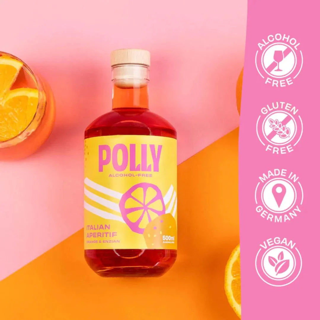 Alkoholfreier Aperitif Polly "Italian Aperitif" – Nullprozente Alkoholfreier Aperitif Polly "Italian Aperitif" – Nullprozente