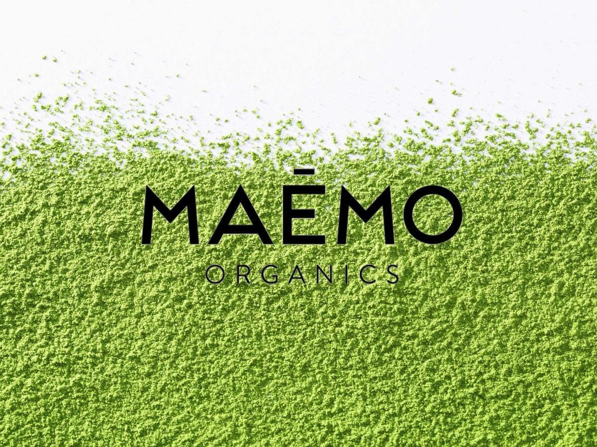 Maëmo Organics Matcha Pulver mit Logo