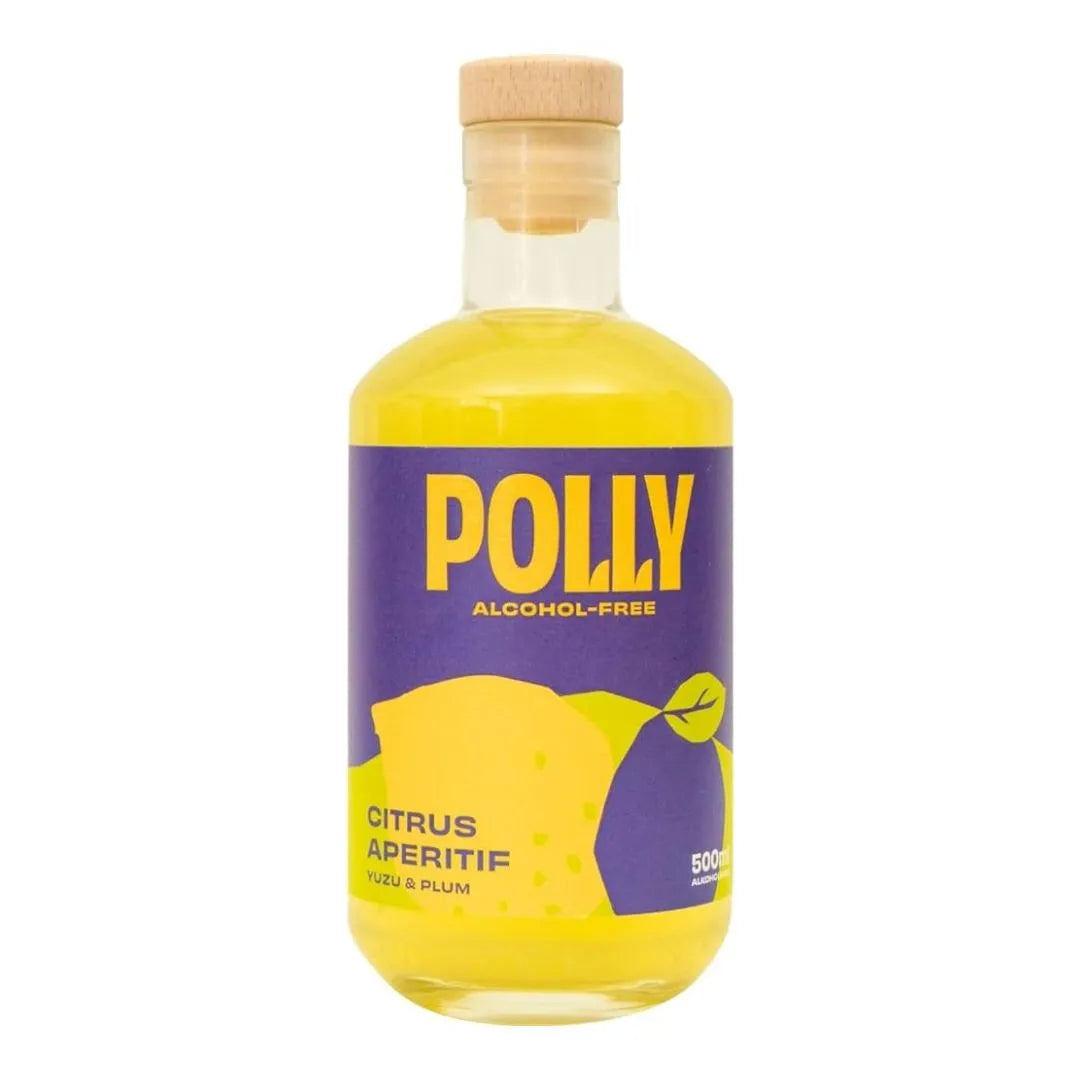 POLLY Citrus Aperitif - Alkoholfreie Limoncello-Alternative mit erfrischendem Zitrusgeschmack und einem Hauch von Pflaum