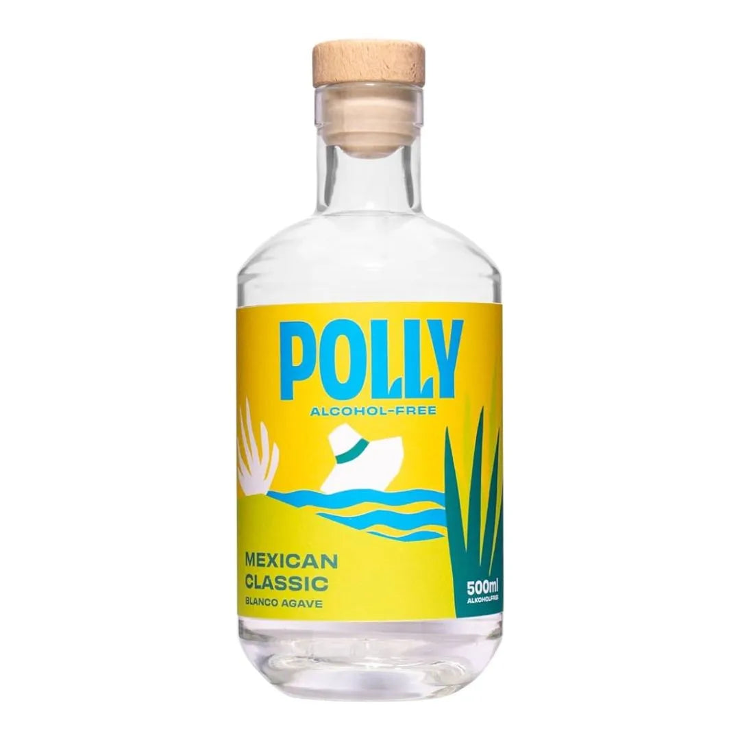 Flasche Polly Mexican Classic Alkoholfreier Tequila 
