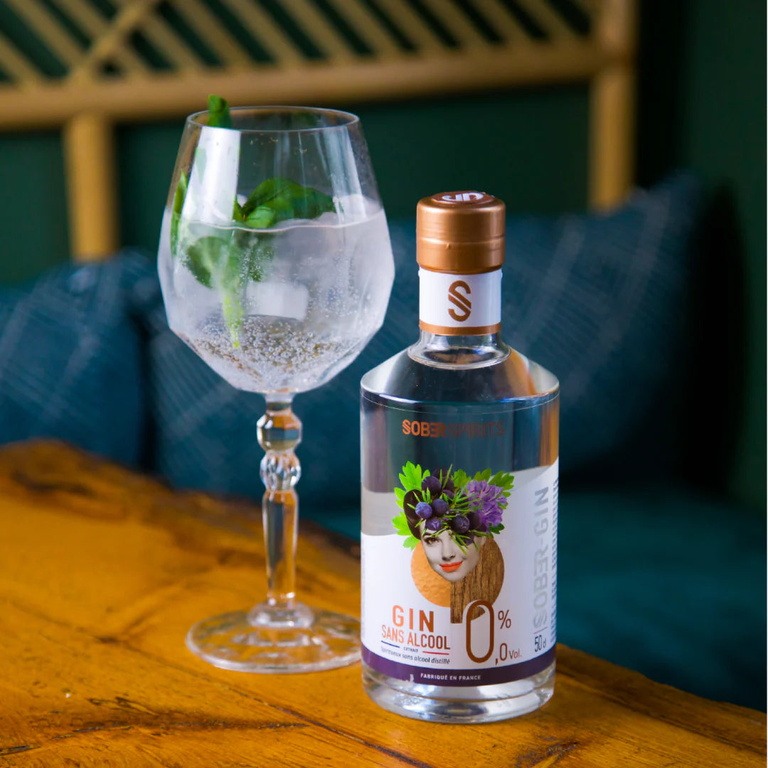 Sober Spirits Wacholder-Destillat ohne Alkohol - botanische Kreation ideal für alkoholfreie Cocktails