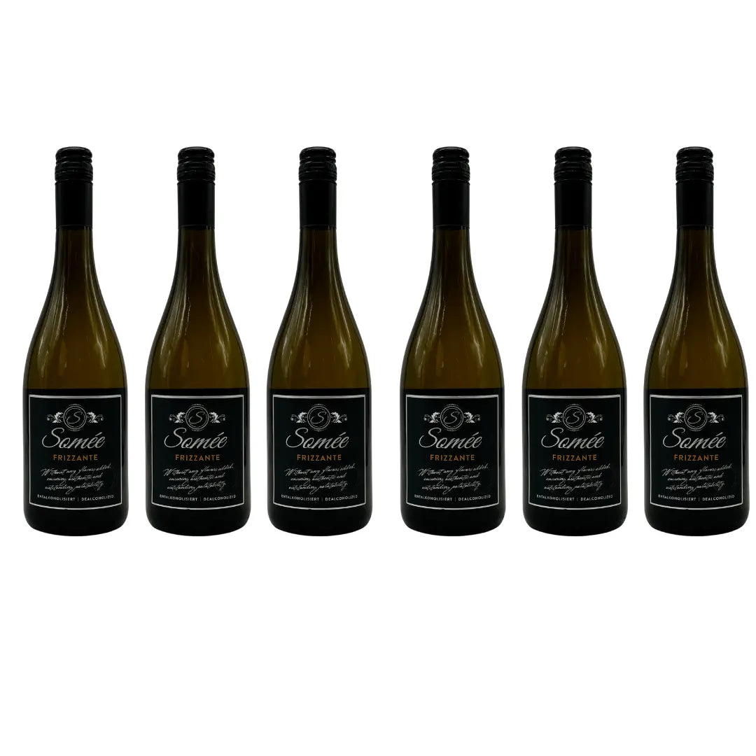 Flasche Somée alkoholfreier Perlwein im Frizzante-Stil – spritzig mit feiner Perlage
